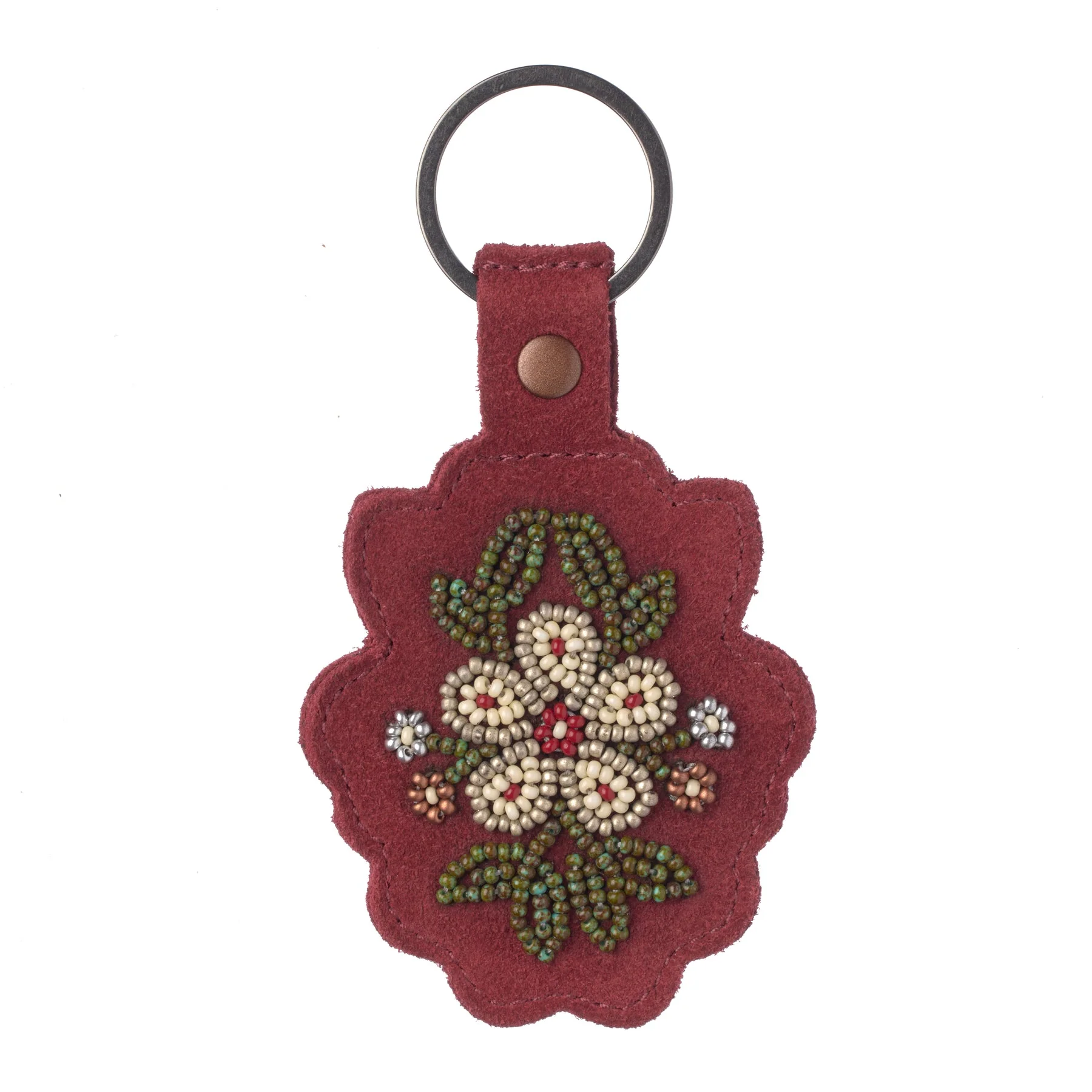 Floret Beaded Keychain - Image 4