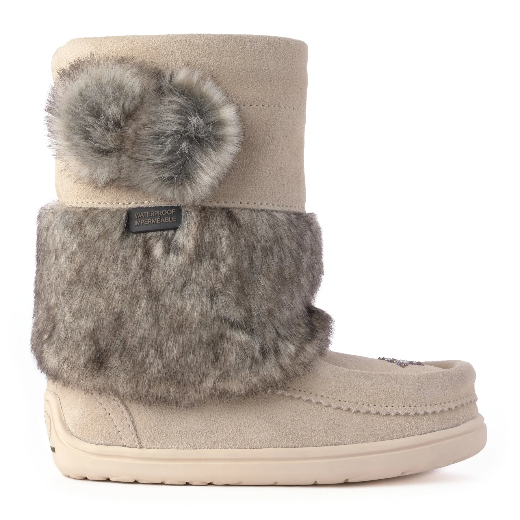 Waterproof Faux Fur Youth Snowy Owlet - Image 18